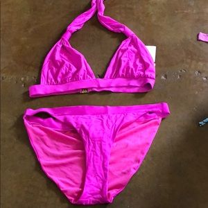 High leg pink h and m swimsuit